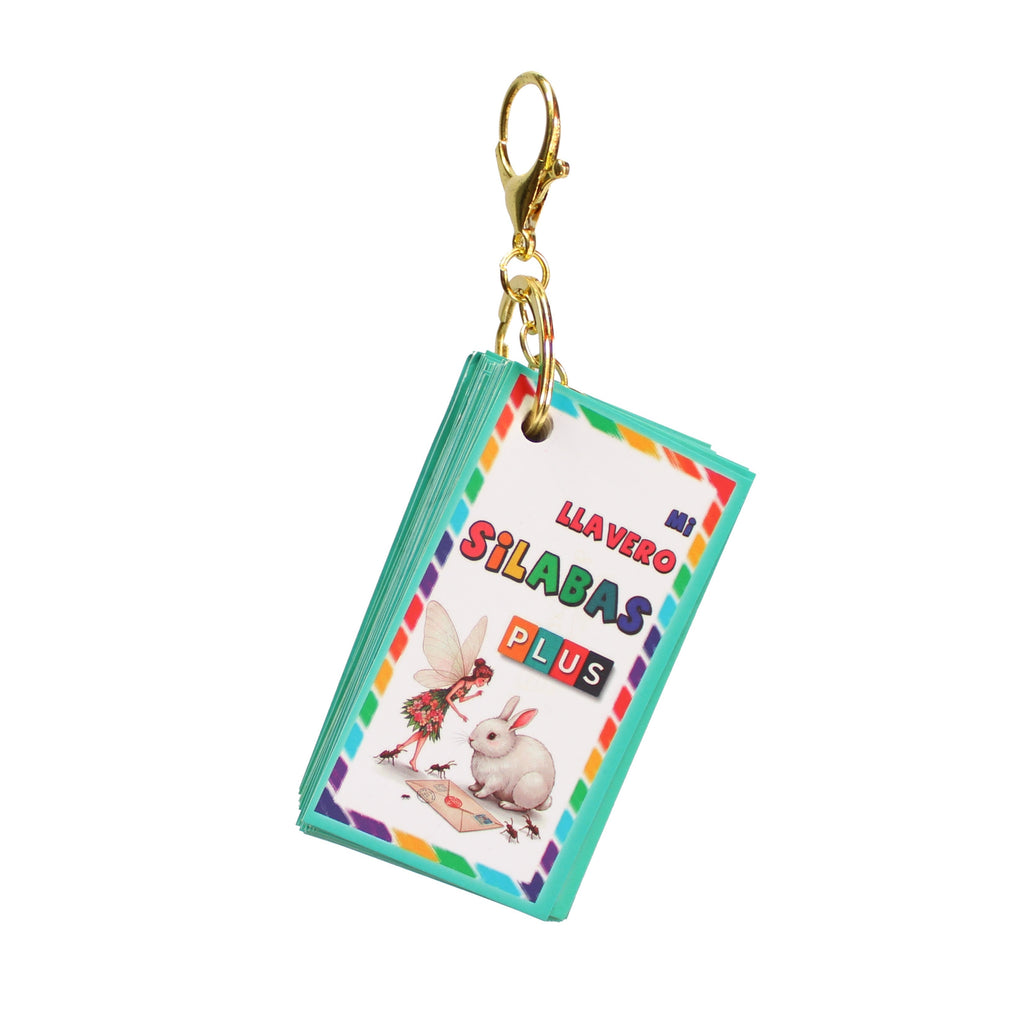 Llavero Silabario Didáctico Plus Lecto-escritura Indispensable Basico Para Educación Escolar Hada