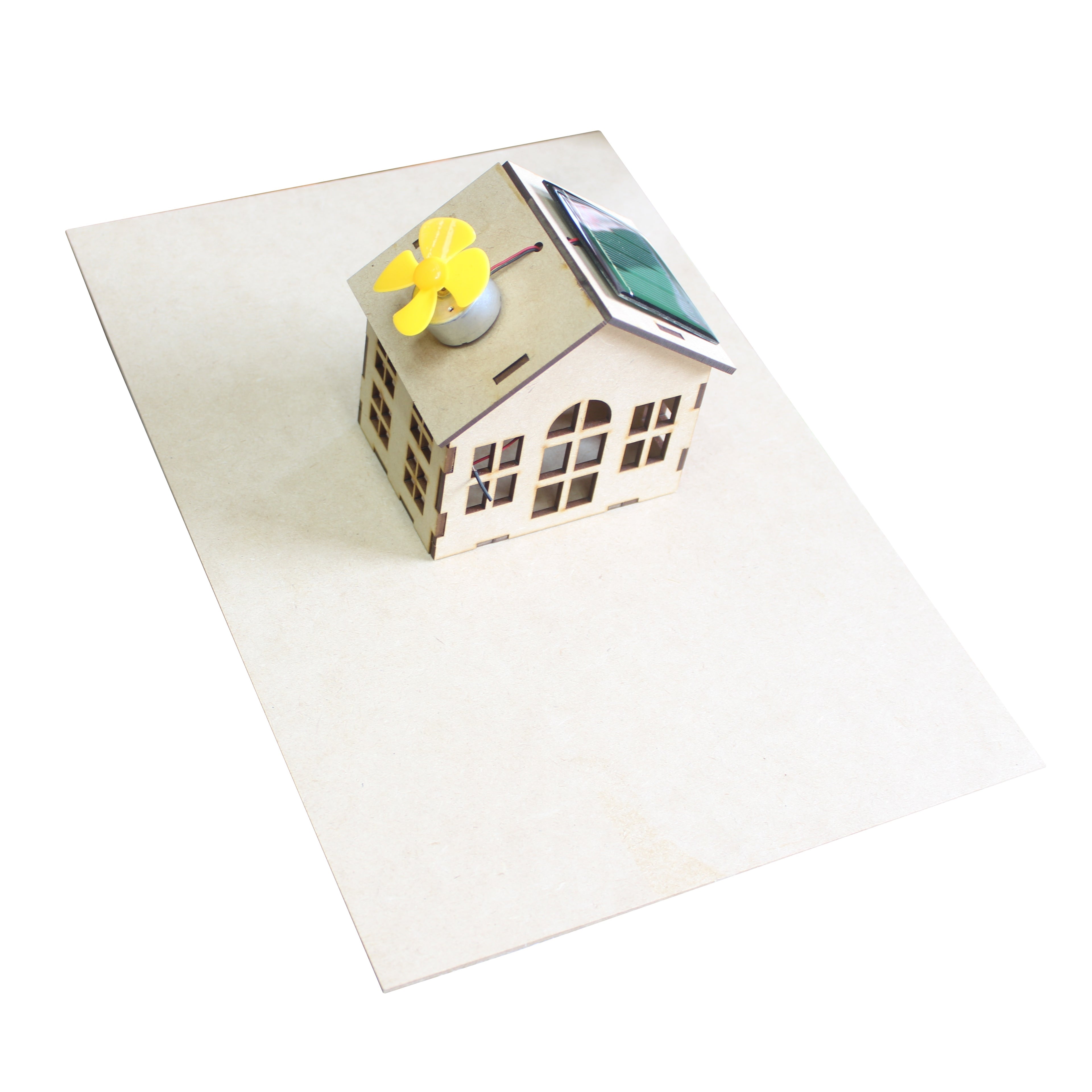 Casa Maqueta Madera Armar Proyecto Educativo Solar Escolar