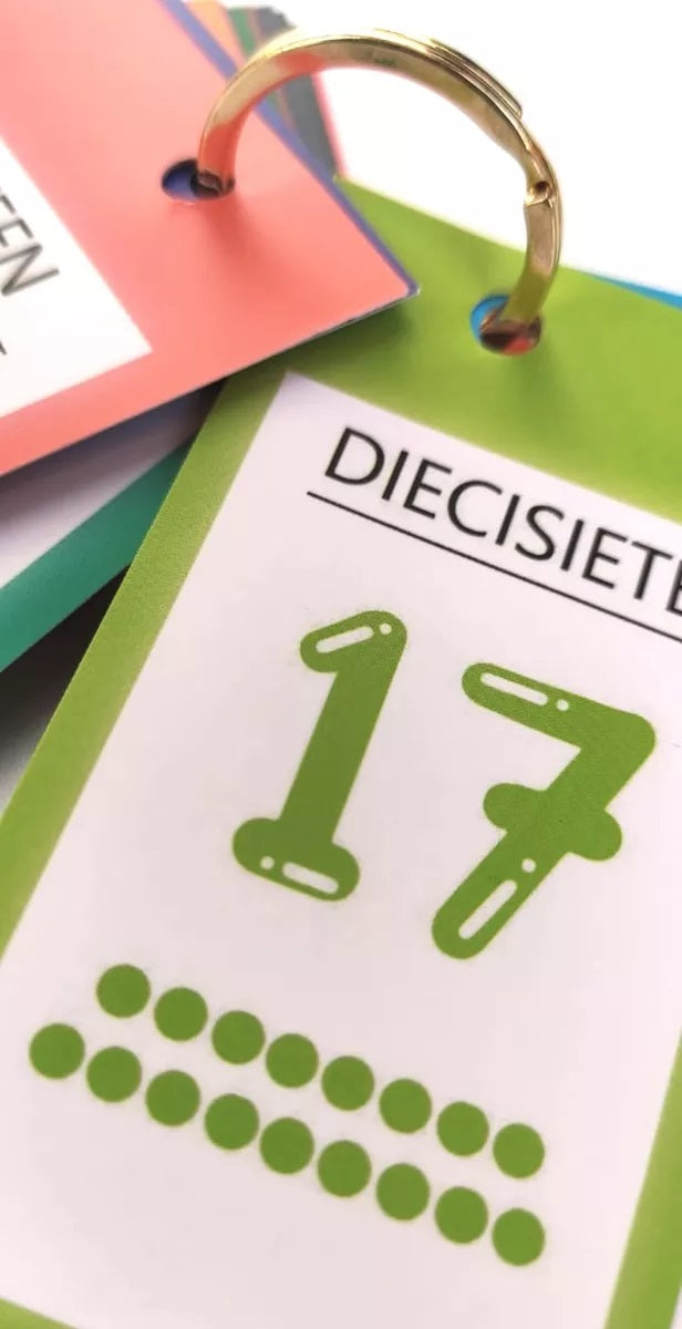Llavero Didactico Indispensable Primaria Preescolar Educativo Los Numeros