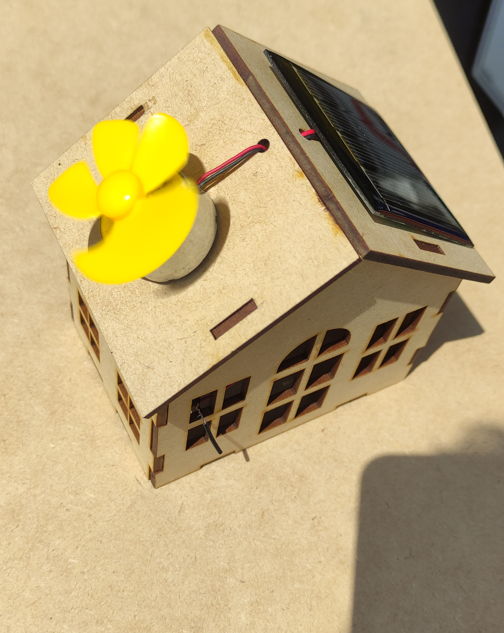 Casa Maqueta Madera Armar Proyecto Educativo Solar Escolar