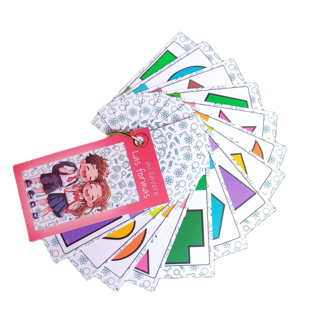 Llavero Didactico Indispensable Primaria Preescolar Educativo Las Formas