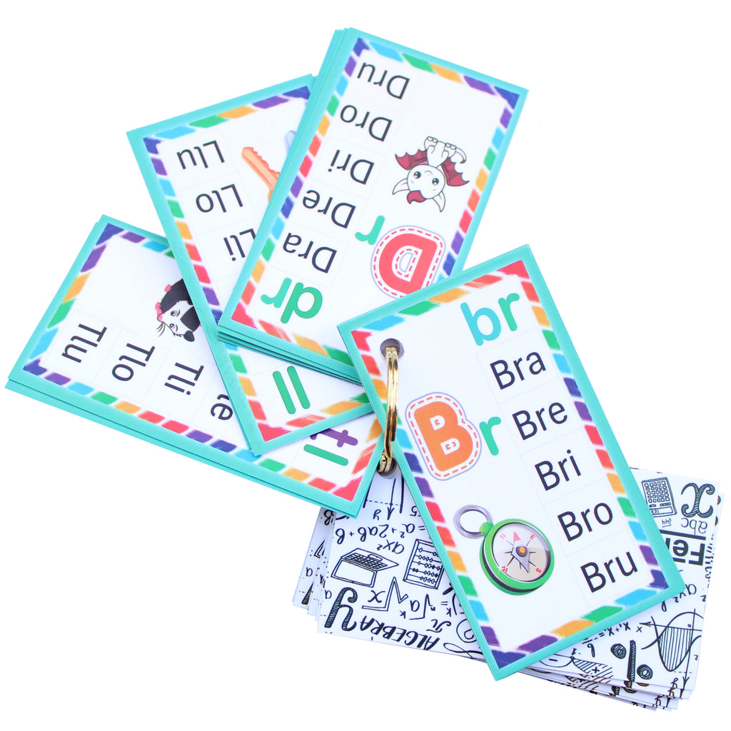 Llavero Silabario Didáctico Plus Lecto-escritura Indispensable Basico Para Educación Escolar Hada