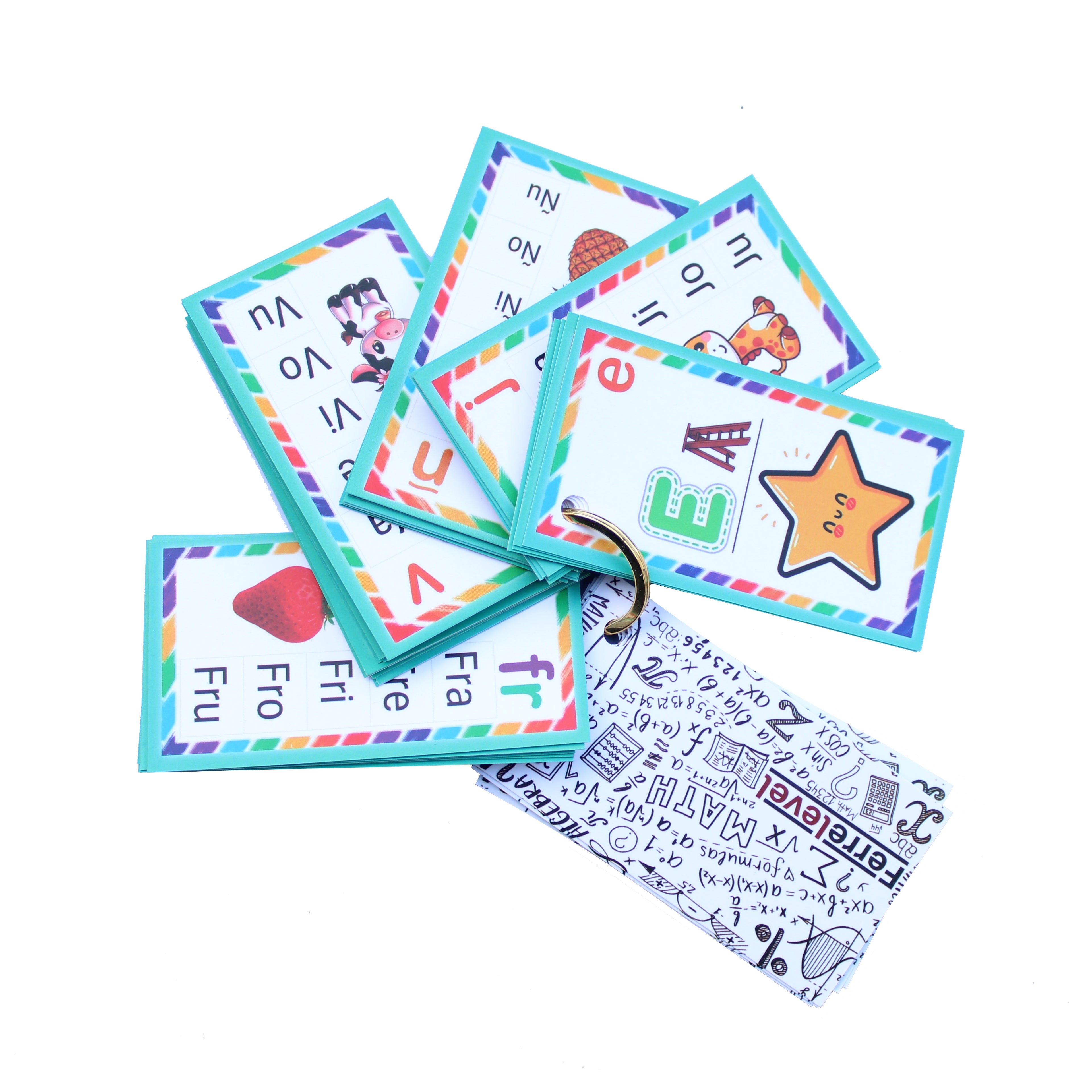 Llavero Silabario Didáctico Plus Lecto-escritura Indispensable Basico Para Educación Escolar Monster