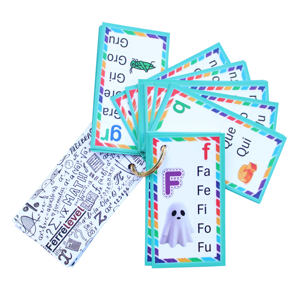 Llavero Silabario Didáctico Plus Lecto-escritura Indispensable Basico Para Educación Escolar Hada