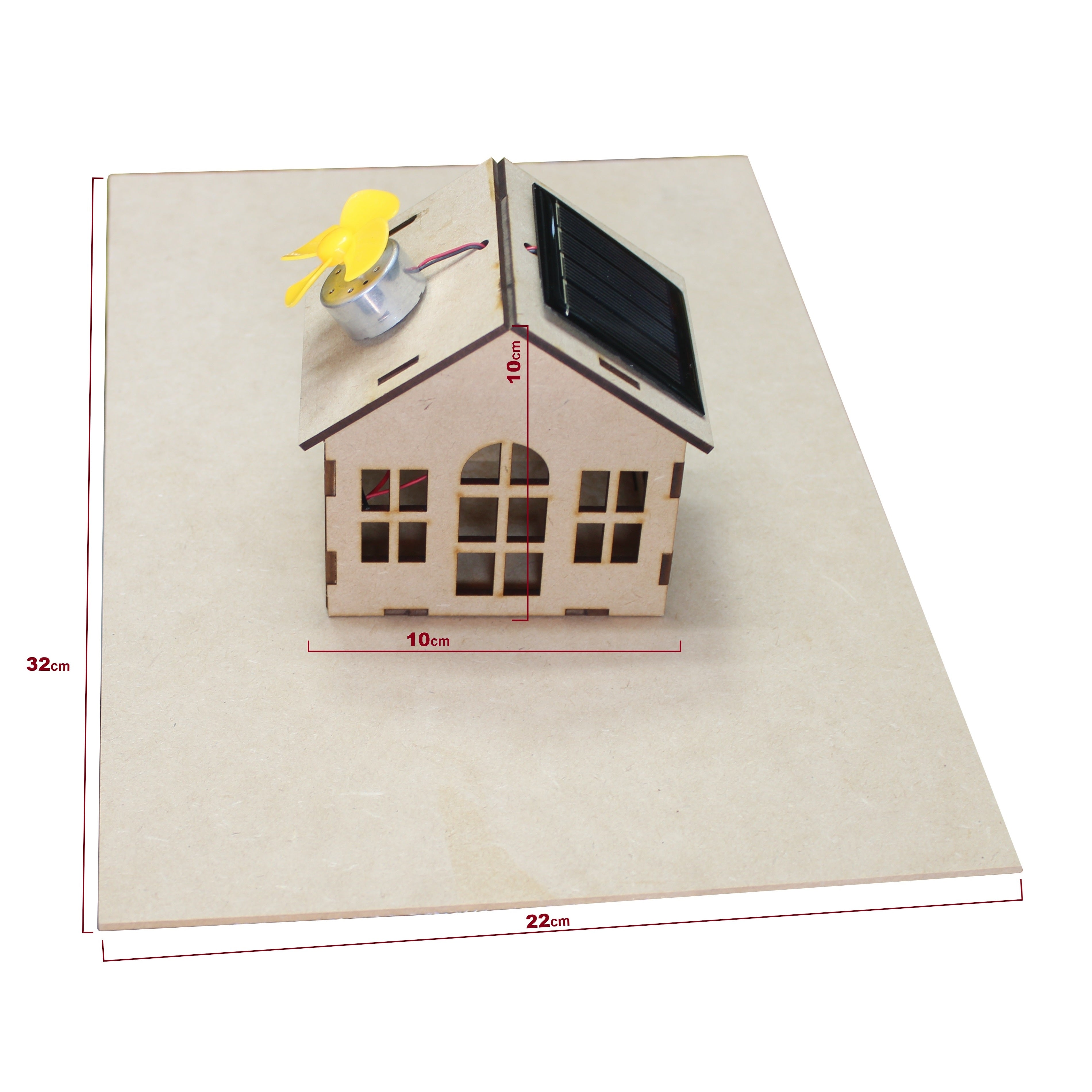 Casa Maqueta Madera Armar Proyecto Educativo Solar Escolar