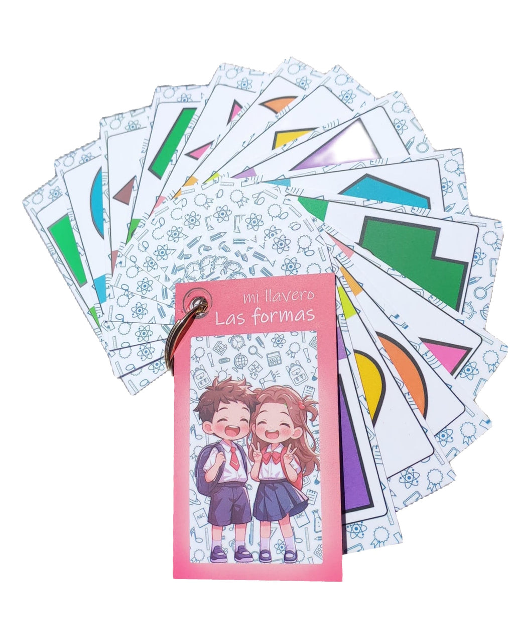 Llavero Didactico Indispensable Primaria Preescolar Educativo Las Formas